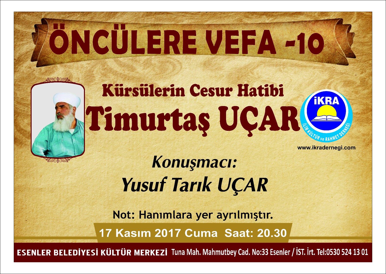 ALİMLERE VEFA PROGRAMI-TİMURTAŞ UÇAR
