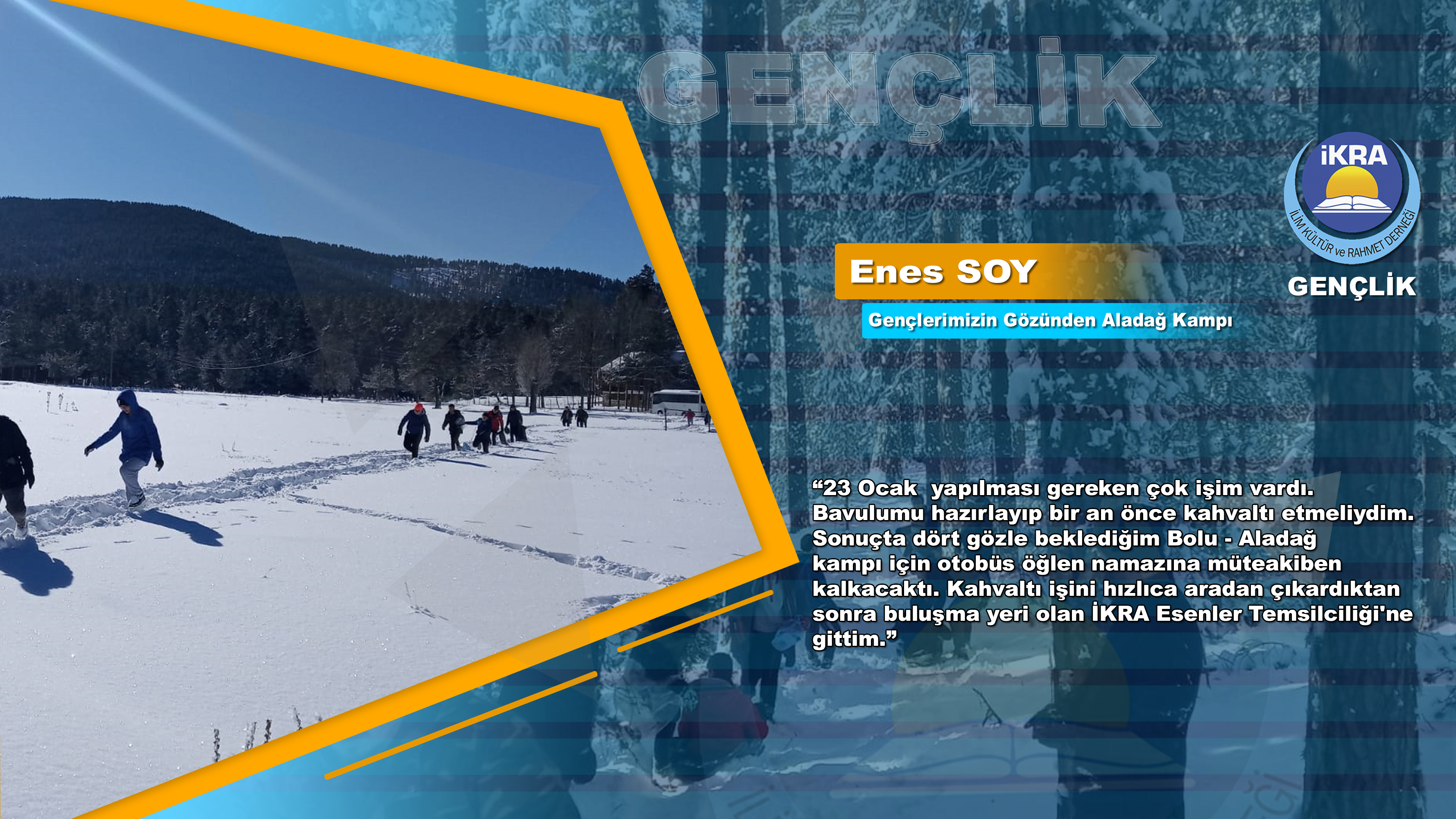 Gençlerimizin Gözünden Kampımız