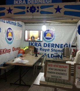 İçişleri Bakanımız Süleyman SOYLU Çadırımızı Ziyarette Bulundular.