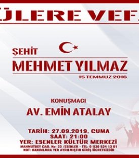 ÖNCÜLERE VEFA: ŞEHİT MEHMET YILMAZ