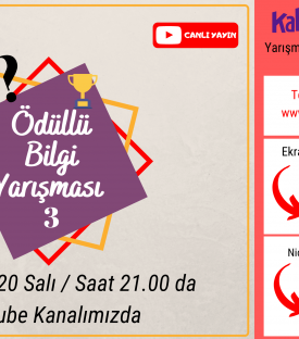 İKRA Derneği Ödüllü Bilgi Yarışması 3