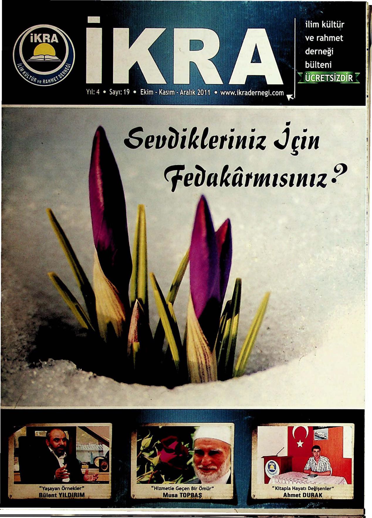 SAYI 19 isimli dergimiz