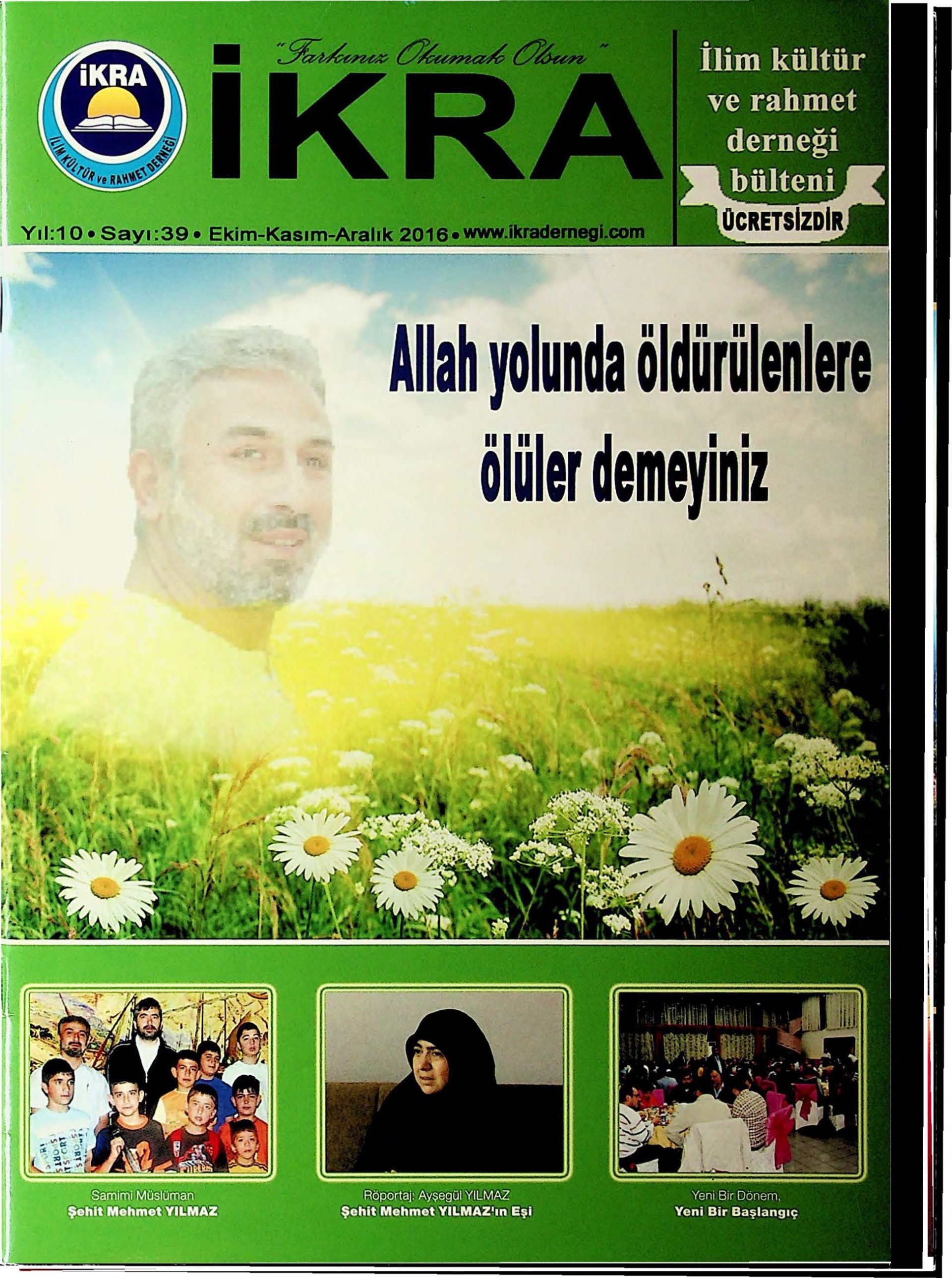 SAYI 39 isimli dergimiz