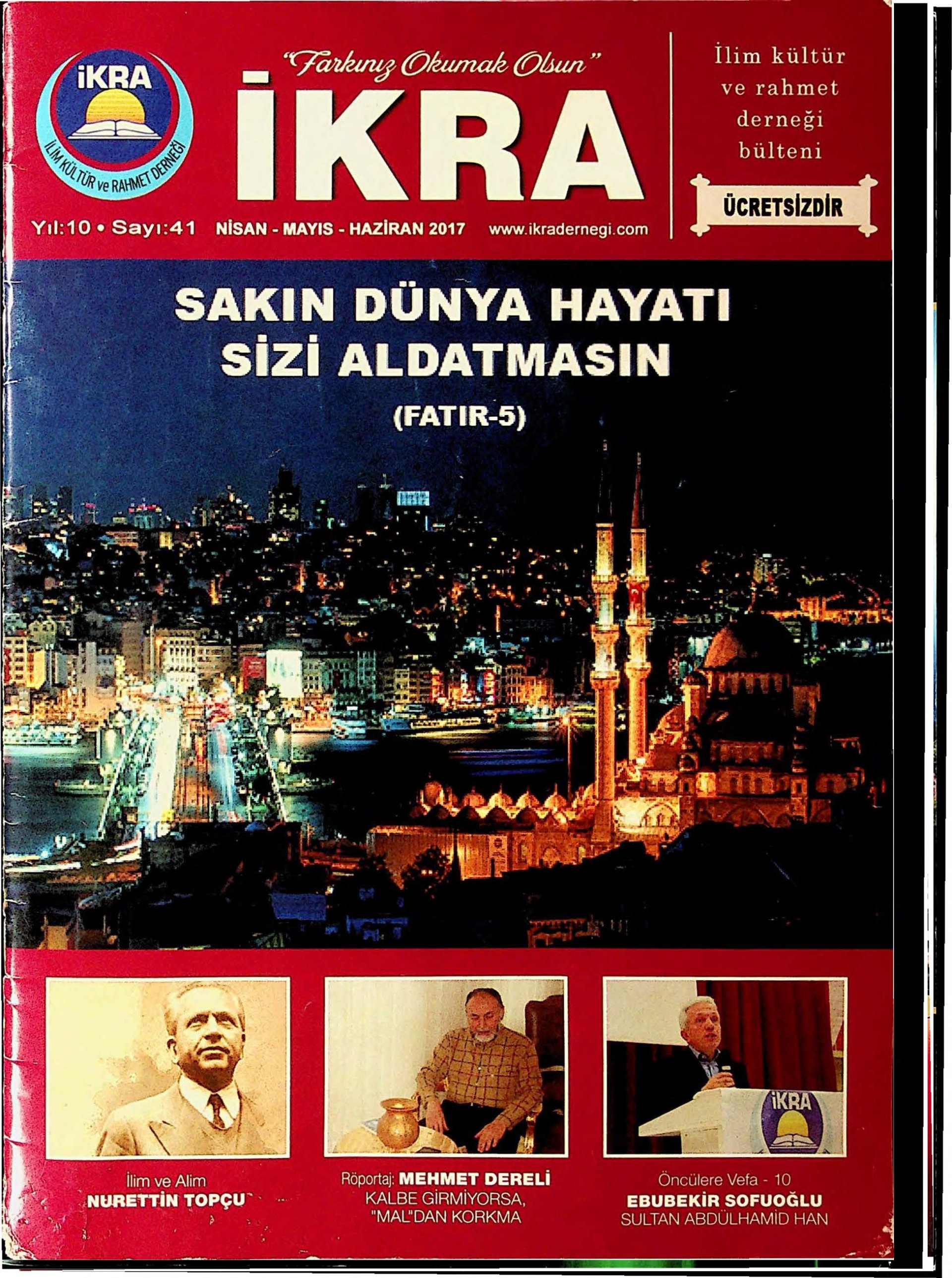 SAYI 41 isimli dergimiz