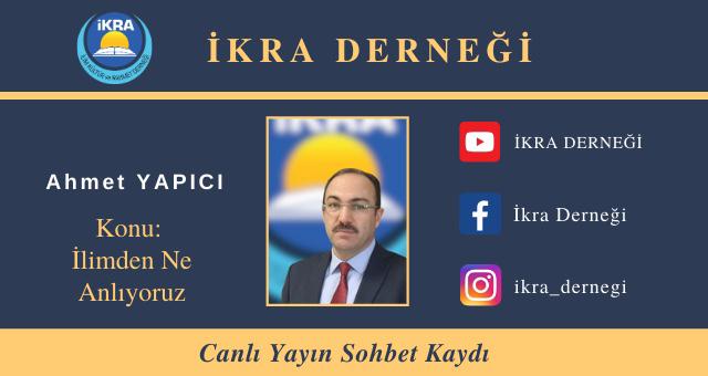 İLİMDEN NE ANLIYORUZ?